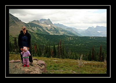 Kathy and Norah at Granite Park