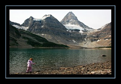 Norah at Lake Magog