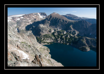 Glacier Lake from High Above