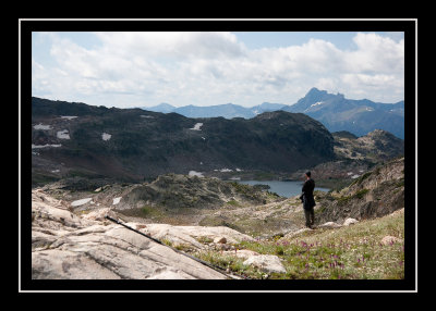 Steve checks out Rough Lake