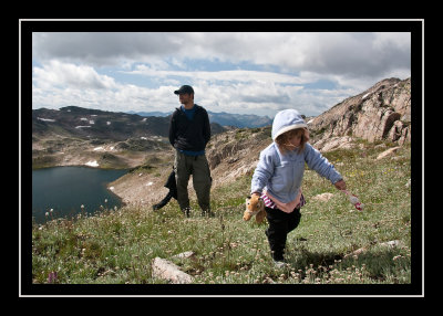 Norah and her hiking companions