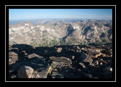 Lakes Seen from Glacier Peak