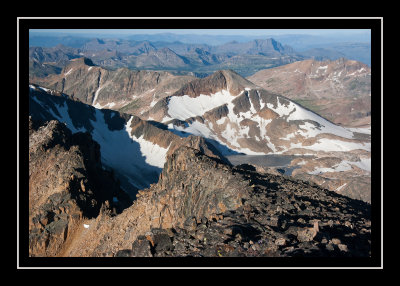 Iceberg Peak & Grasshopper Lakes from Glacier Peak