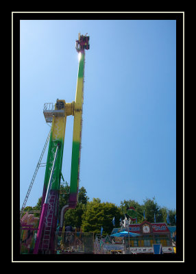 Steve waving from the top