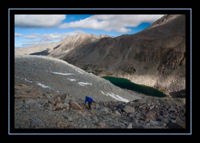 Ascending to Darwin Glacier