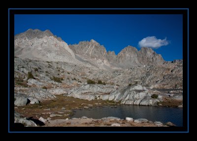 Our Campsite in Dusy Basin