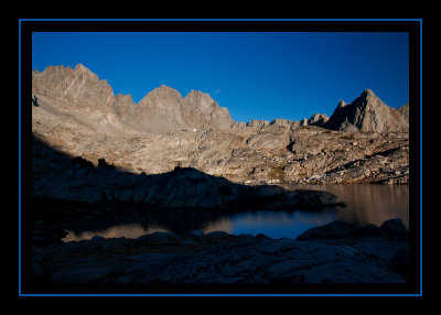 Dusy Basin at Sunset