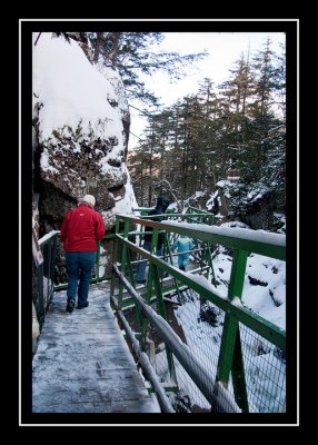 Walkway at High Falls Gorge