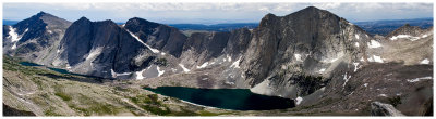 East Fork Panorama from Glissade Peak