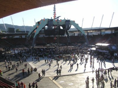 U2 im Stadion Letzigrund, Zrich