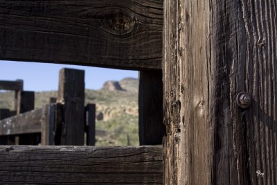Corral in the Superstition Mountains