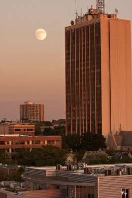 Moon over Ann Arbor