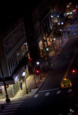 Ann Arbor at night