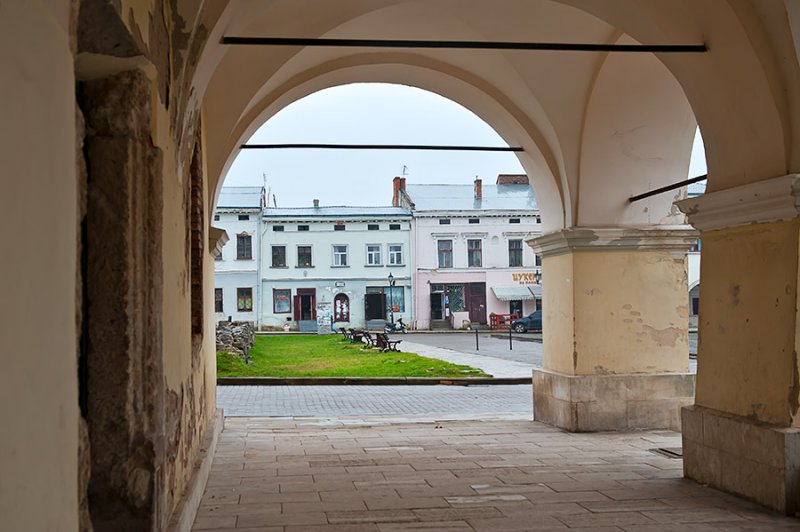 Market Square In Zhovkva
