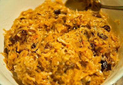 Sauerkraut With Mushrooms