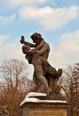 Sculpture In Lazienki Park