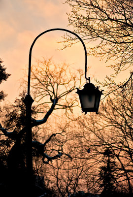 Lantern In Sunset