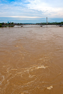 Flood Wave On Vistula River