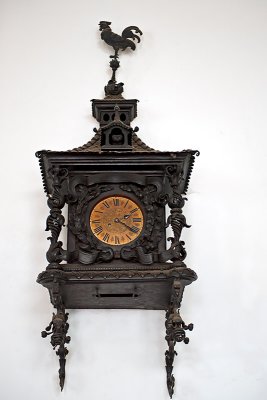 Clock With A Rooster