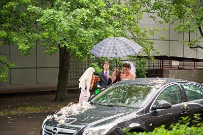 Wedding Day Rain