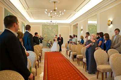 Entering The Ceremony Room