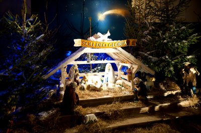 Christmas Crib At All Saints' Church