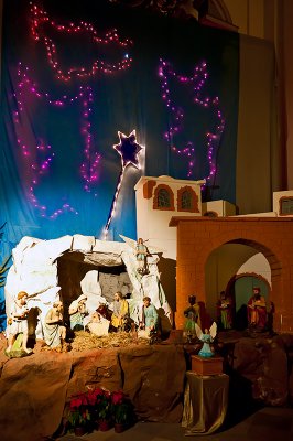 Christmas Crib At St. Francis Of Assisi Church