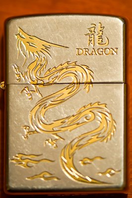 Golden Zippo Dragon