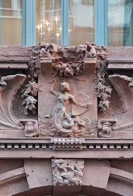 Mermaid Relief On The Building