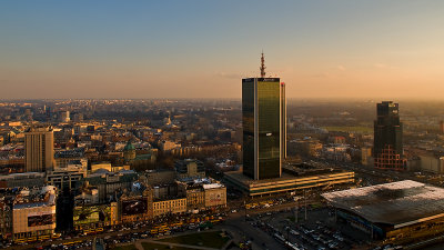 Warsaw Aerial View