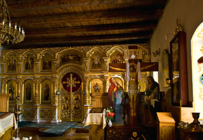 Iconostasis In Zymne Monastery