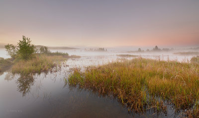 Mist on the Lake of Two Rivers 