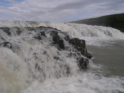 Gullfoss above