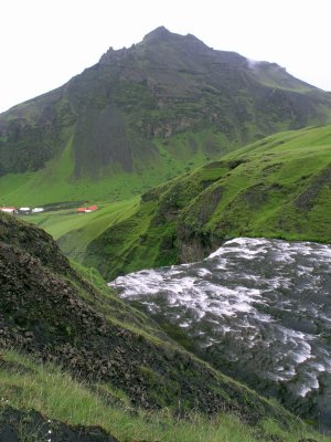 on top of Skogafoss