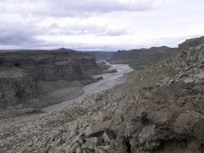 Jkulsargljufur close to Dettifoss