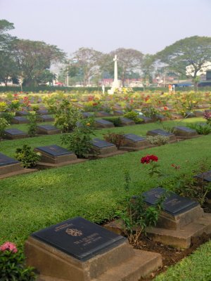 Allied War Cemetery in Kanchanaburi