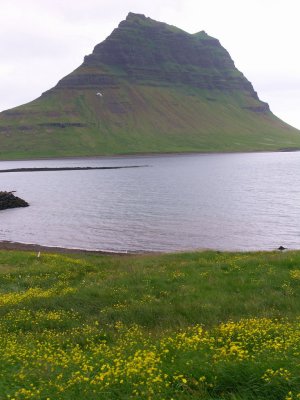 Kirkjufell mountain in Grundarfjrdur