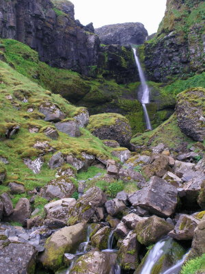 waterfall on the way to lafsvik