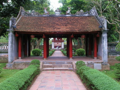 gate at the Temple of Literature