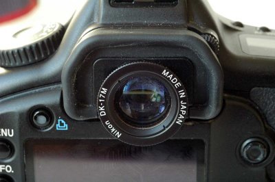 Canon 5D with Nikon DK-17M