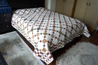 my 16-th quilted bed cover
