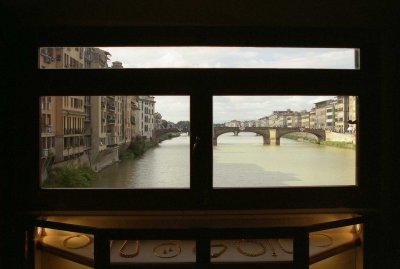 A view from Ponte Vecchio in Firenze