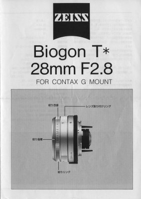 G-Biogon T* 28mm F2.8