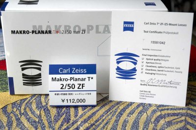 Carl Zeiss Makro-Planar T* 2/50mm ZF