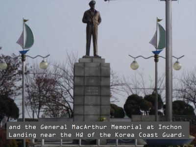 Liaison at the Korean Coast Guard near Inchon Memorial