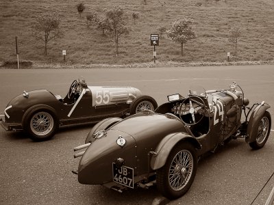 Pre-war MG racecars at Sears Point