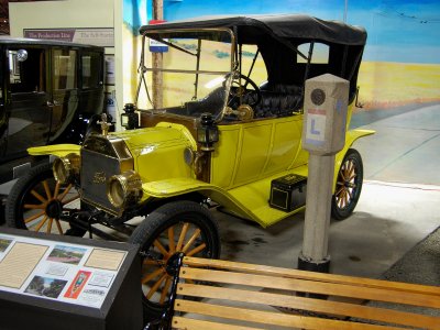 1908 Ford Model T Touring Car (prior to when you could buy a Model T in any color you like as long as you like black).