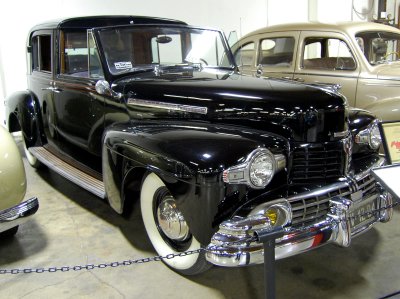 1940 Lincoln Town Car originally owned by Henry Ford's wife; Mrs. Clara Ford.