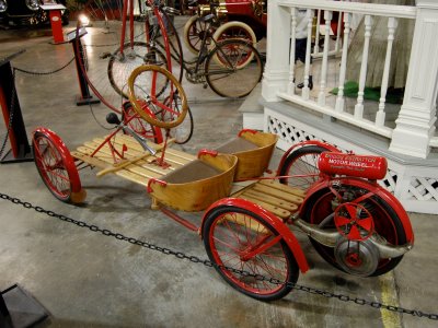 For the coolest kid on the block in 1920; antique Briggs and Stratton go-kart!