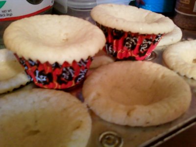 Failed attempt to make pound cake cupcakes
